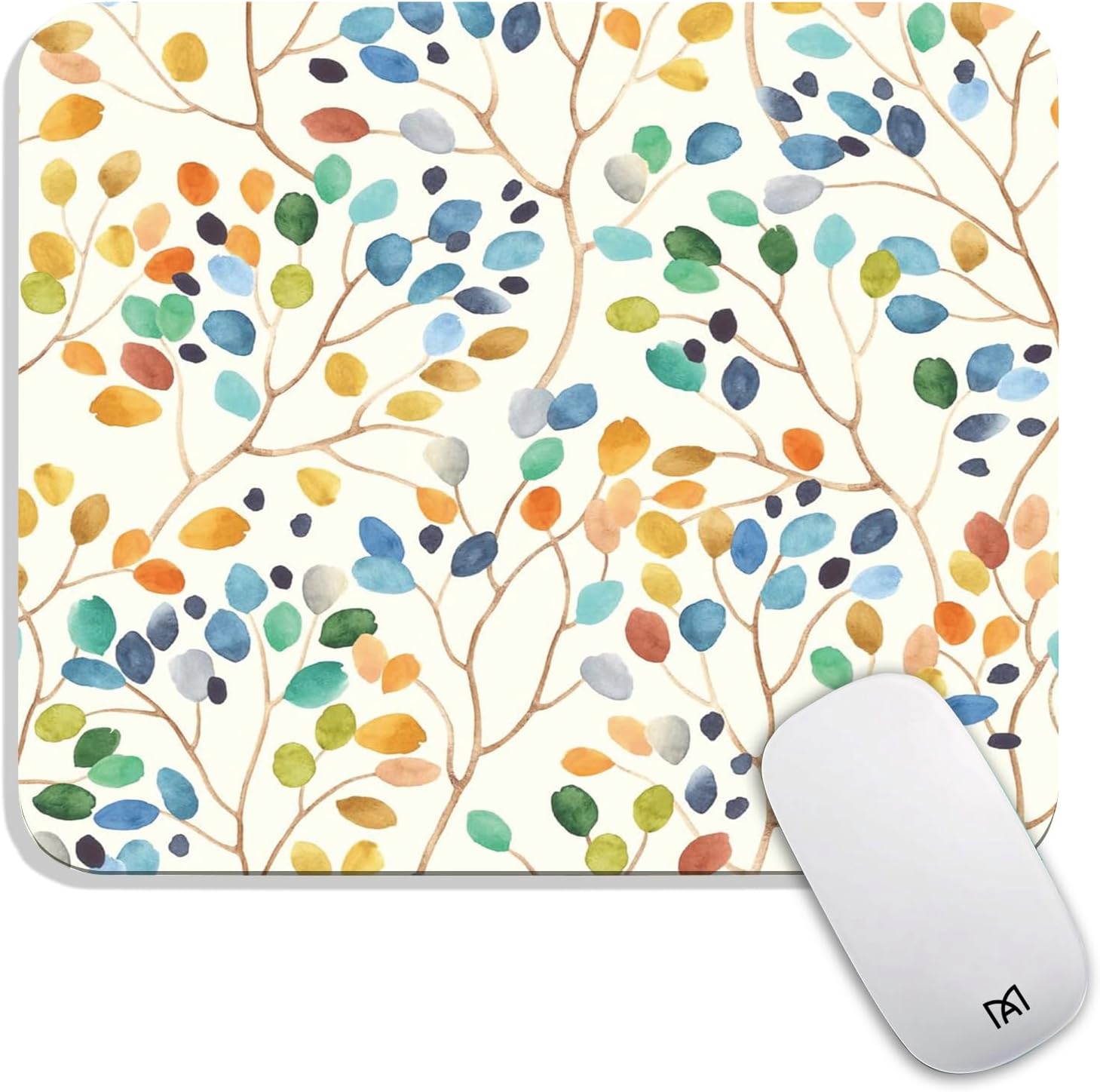 Armanza Square Mouse Pad Beautiful Flowers Plants, Personalized Premium-Textured Custom Mouse Mat Design, Washable Mousepad Cloth, Non-Slip Rubber Base Computer Mouse Pads for Wireless Mouse - Image 12