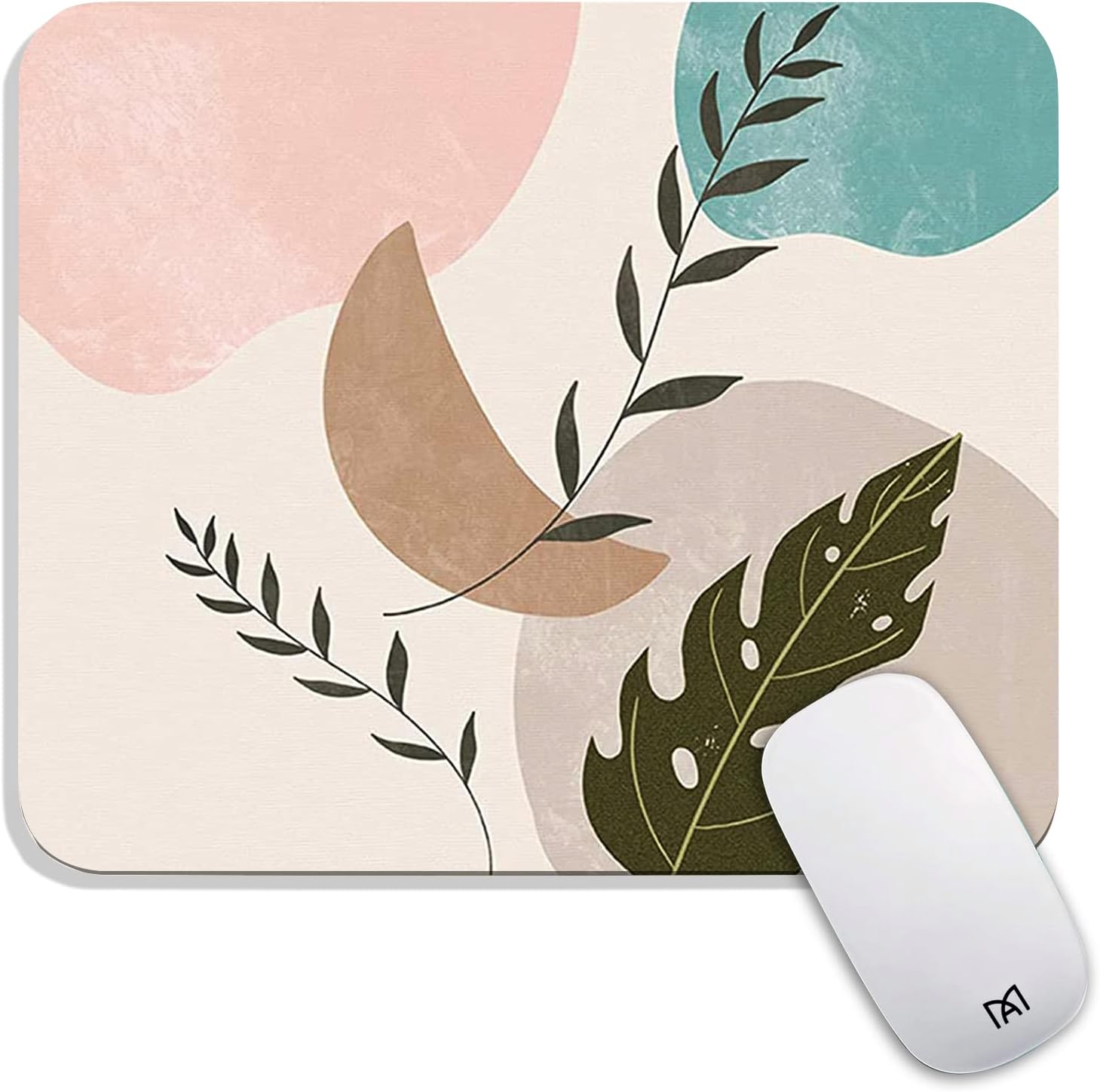 Armanza Square Mouse Pad Beautiful Flowers Plants, Personalized Premium-Textured Custom Mouse Mat Design, Washable Mousepad Cloth, Non-Slip Rubber Base Computer Mouse Pads for Wireless Mouse - Image 29