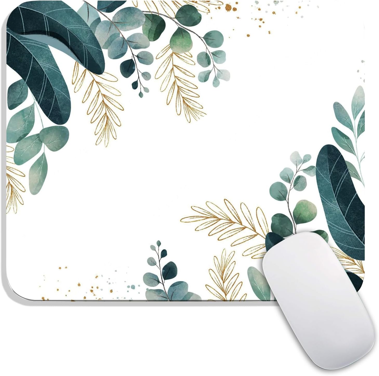 Armanza Square Mouse Pad Beautiful Flowers Plants, Personalized Premium-Textured Custom Mouse Mat Design, Washable Mousepad Cloth, Non-Slip Rubber Base Computer Mouse Pads for Wireless Mouse - Image 8
