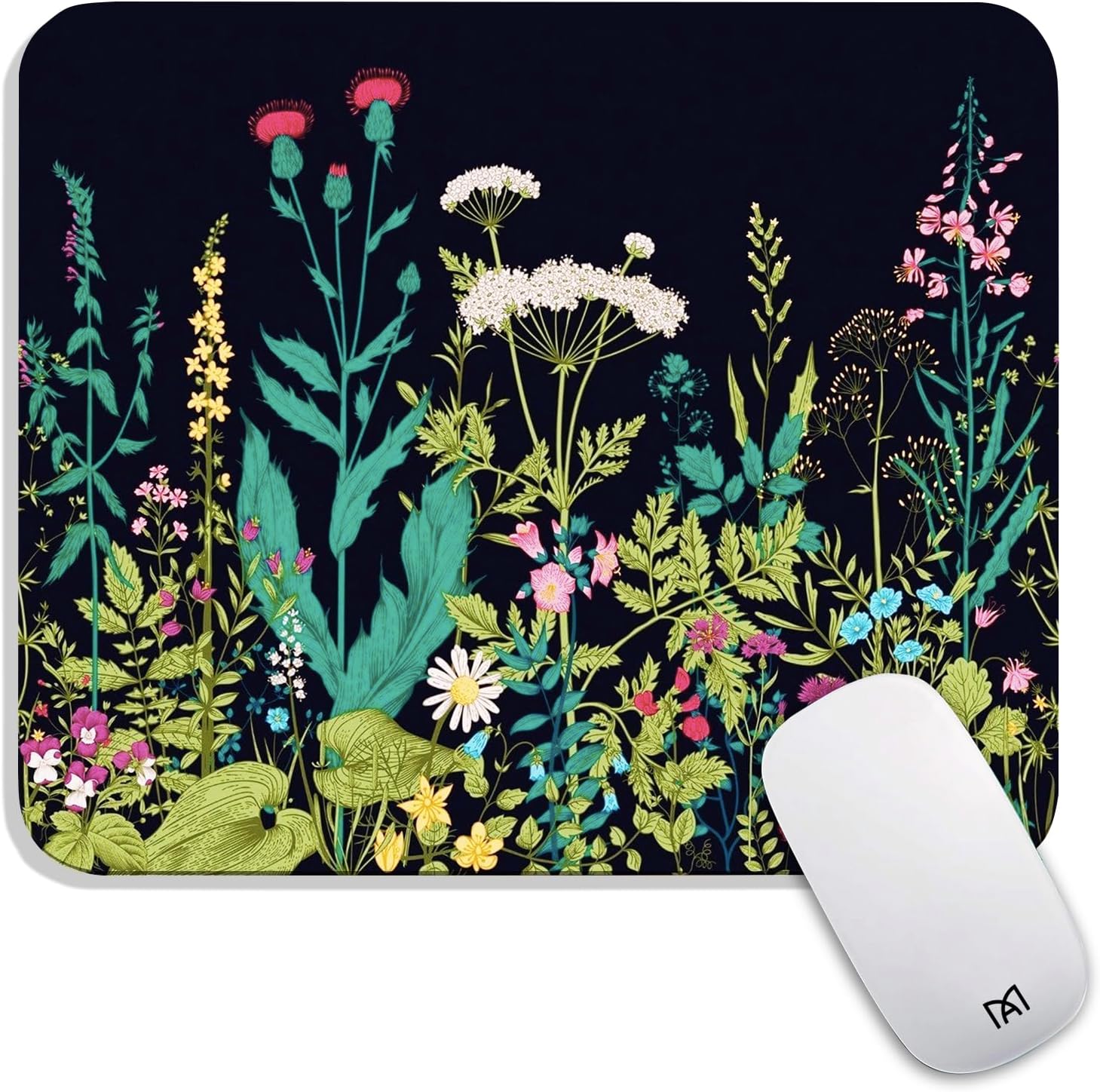 Armanza Square Mouse Pad Beautiful Flowers Plants, Personalized Premium-Textured Custom Mouse Mat Design, Washable Mousepad Cloth, Non-Slip Rubber Base Computer Mouse Pads for Wireless Mouse - Image 35