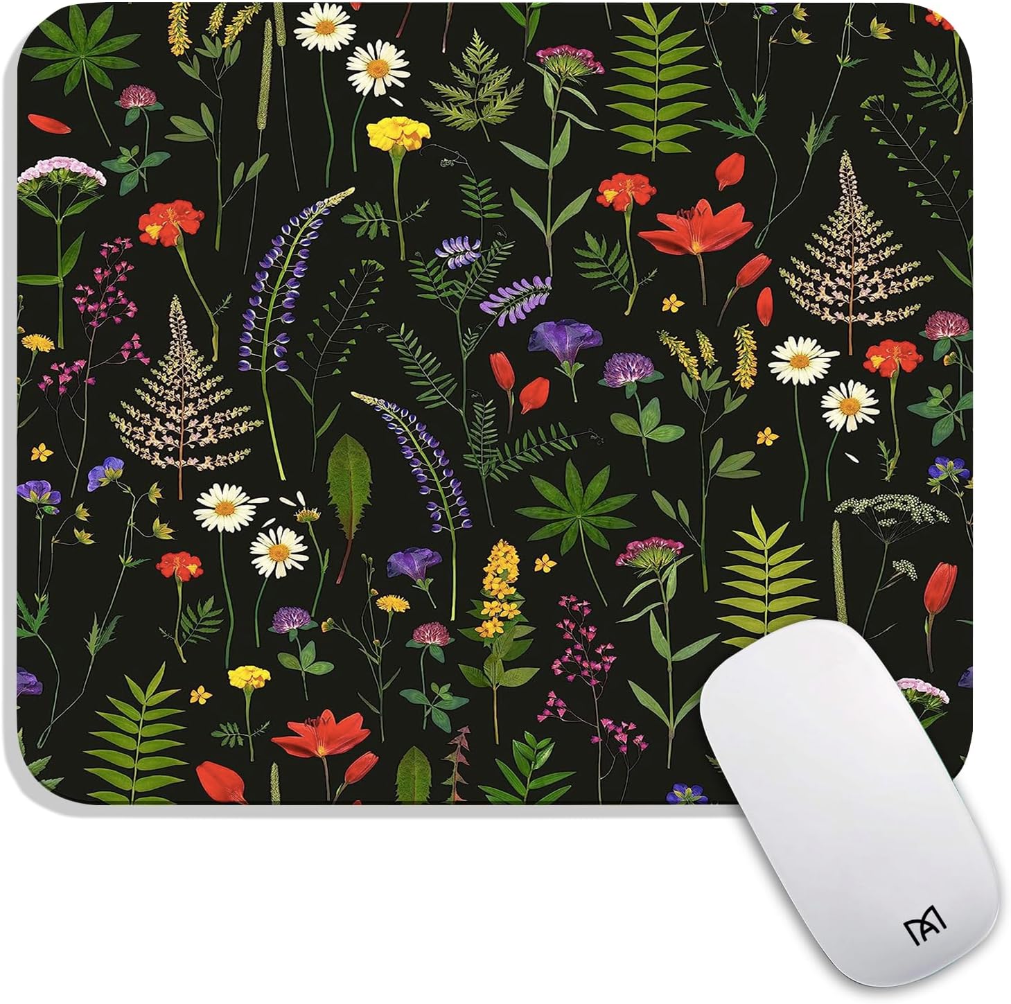Armanza Square Mouse Pad Beautiful Flowers Plants, Personalized Premium-Textured Custom Mouse Mat Design, Washable Mousepad Cloth, Non-Slip Rubber Base Computer Mouse Pads for Wireless Mouse - Image 13