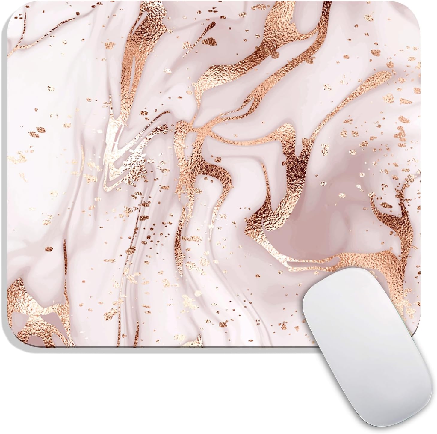 Armanza Square Mouse Pad Beautiful Flowers Plants, Personalized Premium-Textured Custom Mouse Mat Design, Washable Mousepad Cloth, Non-Slip Rubber Base Computer Mouse Pads for Wireless Mouse - Image 34