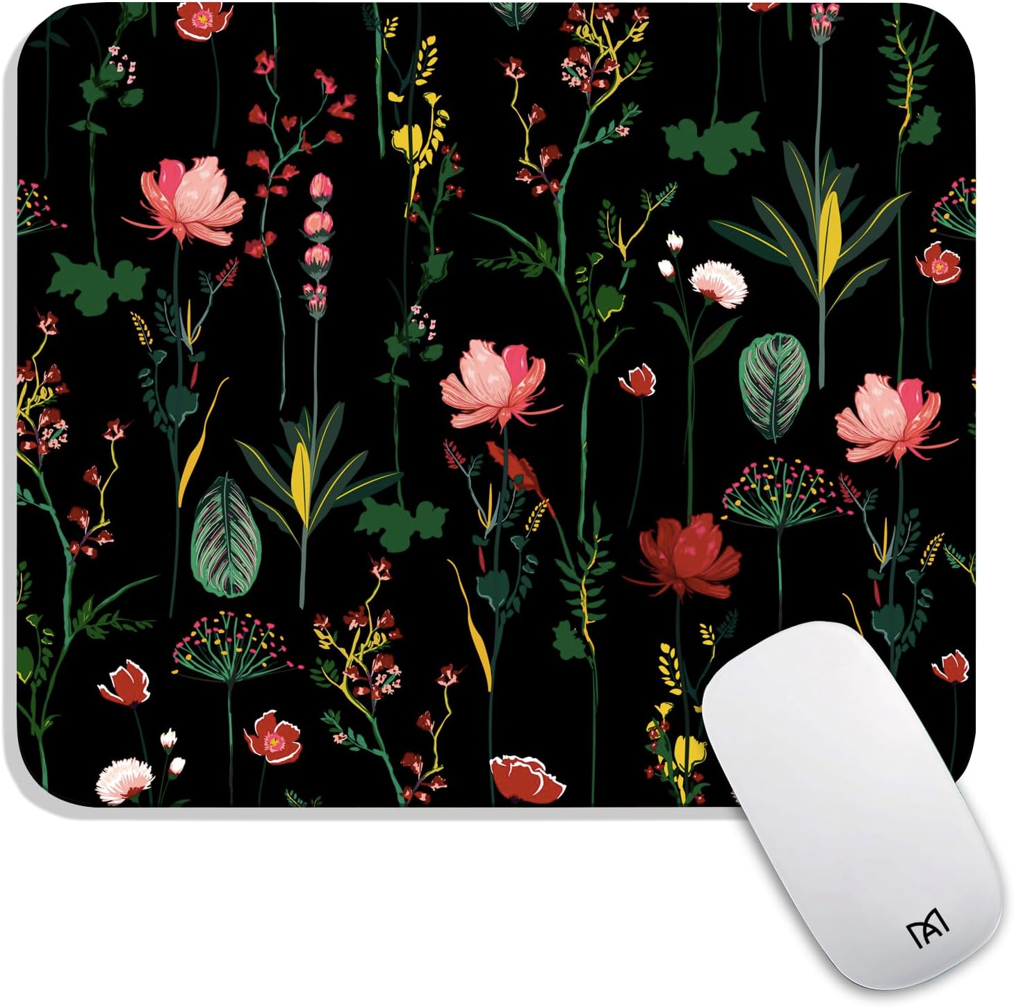 Armanza Square Mouse Pad Beautiful Flowers Plants, Personalized Premium-Textured Custom Mouse Mat Design, Washable Mousepad Cloth, Non-Slip Rubber Base Computer Mouse Pads for Wireless Mouse - Image 28
