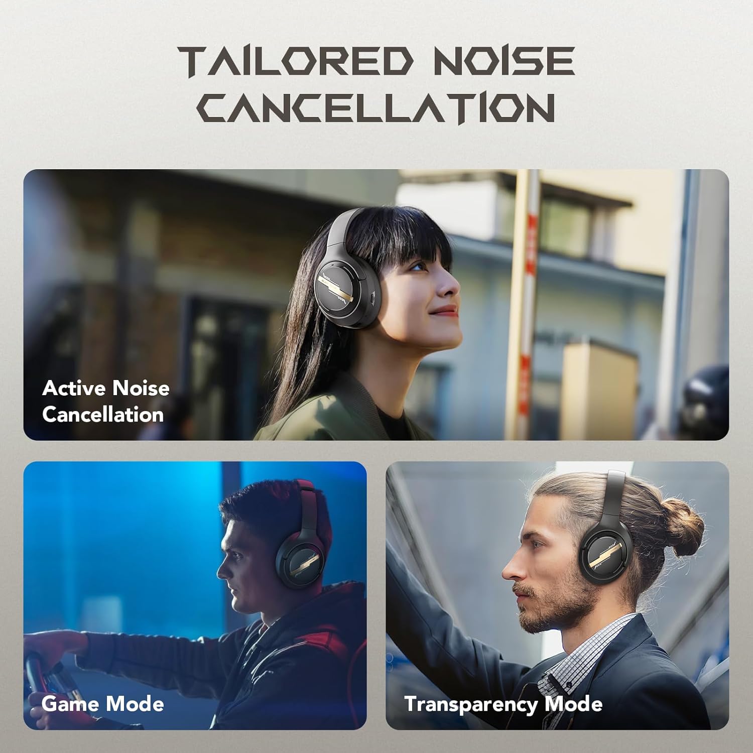 Black Shark Gaming Mouse Pad Desk Mat 47.2” x 23.6 Bluetooth Active Noise Cancelling Headphones Wireless - Image 9