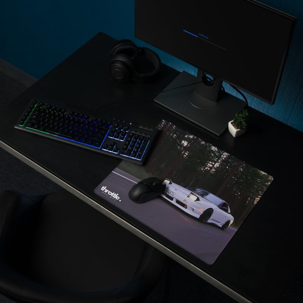 Car Enthusiast Mouse Pad XL 36×18 | S13 240SX Extended Mouse Pad | Extended Surface for Large Desks | Optimized for Precision Gaming Control | Large Work Mat for Office and Home Workstations - Image 3