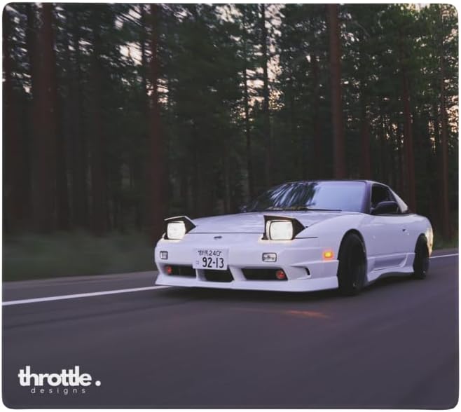 Car Enthusiast Mouse Pad XL 36×18 | S13 240SX Extended Mouse Pad | Extended Surface for Large Desks | Optimized for Precision Gaming Control | Large Work Mat for Office and Home Workstations - Image 9