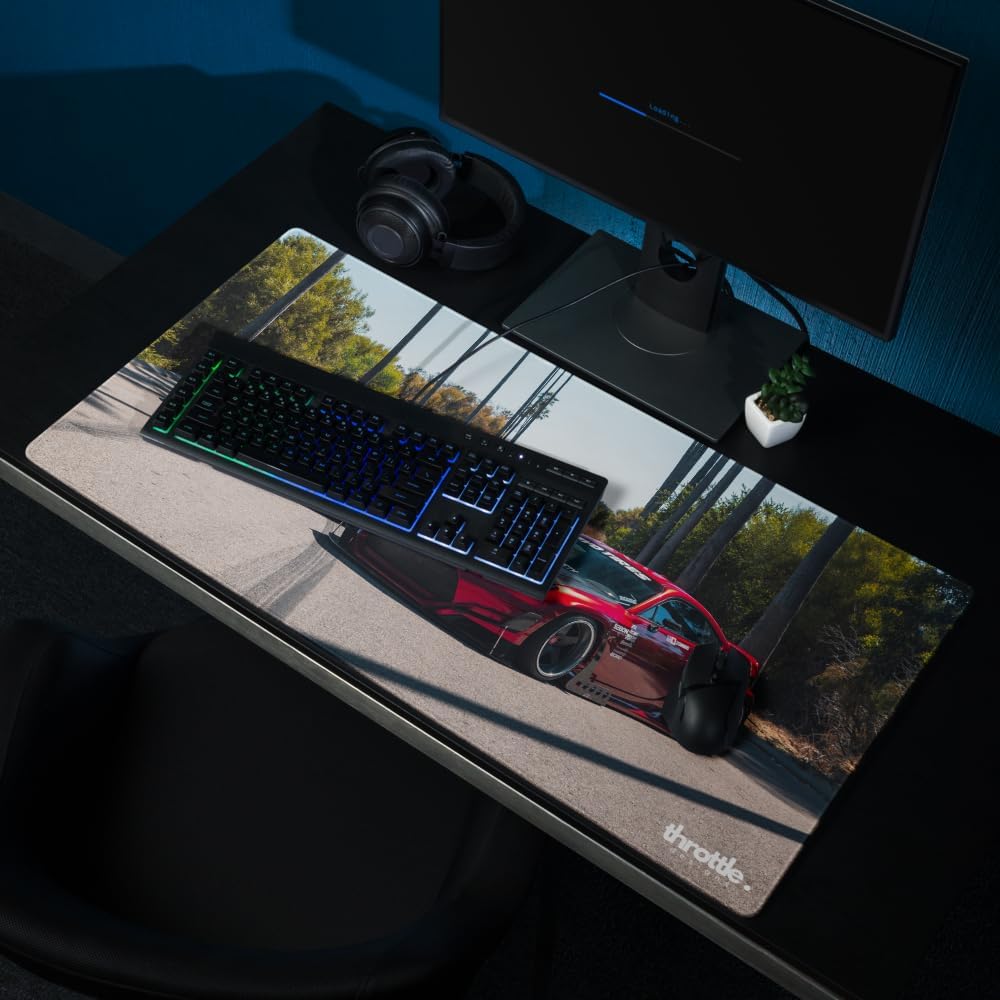 Car Mouse Pad XL 36×18 | BRZ Extended Mouse Pad | Extended Surface for Large Desks | Optimized for Precision Gaming Control | Smooth Glide for Precise Control | Non-Slip for Stability - Image 5