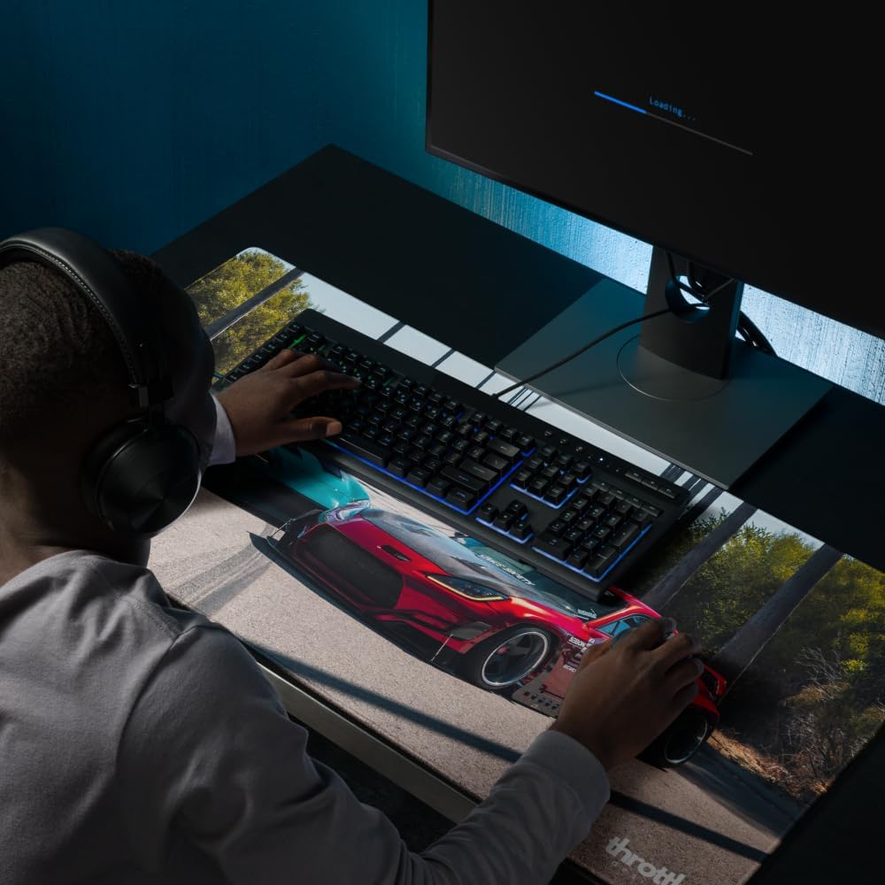 Car Mouse Pad XL 36×18 | BRZ Extended Mouse Pad | Extended Surface for Large Desks | Optimized for Precision Gaming Control | Smooth Glide for Precise Control | Non-Slip for Stability - Image 3