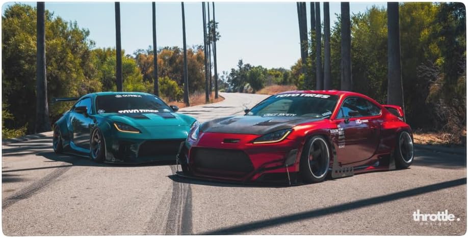 Car Mouse Pad XL 36×18 | BRZ Extended Mouse Pad | Extended Surface for Large Desks | Optimized for Precision Gaming Control | Smooth Glide for Precise Control | Non-Slip for Stability