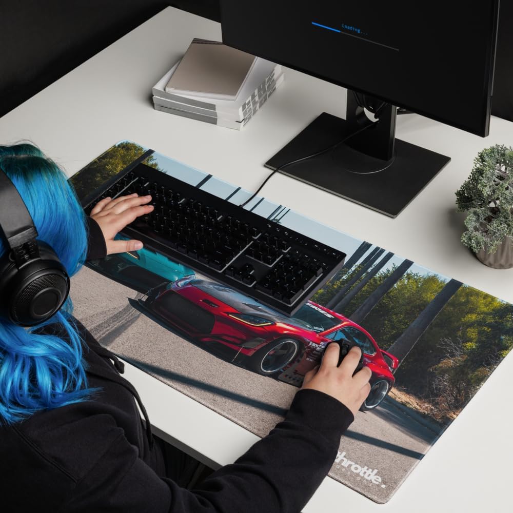 Car Mouse Pad XL 36×18 | BRZ Extended Mouse Pad | Extended Surface for Large Desks | Optimized for Precision Gaming Control | Smooth Glide for Precise Control | Non-Slip for Stability - Image 4