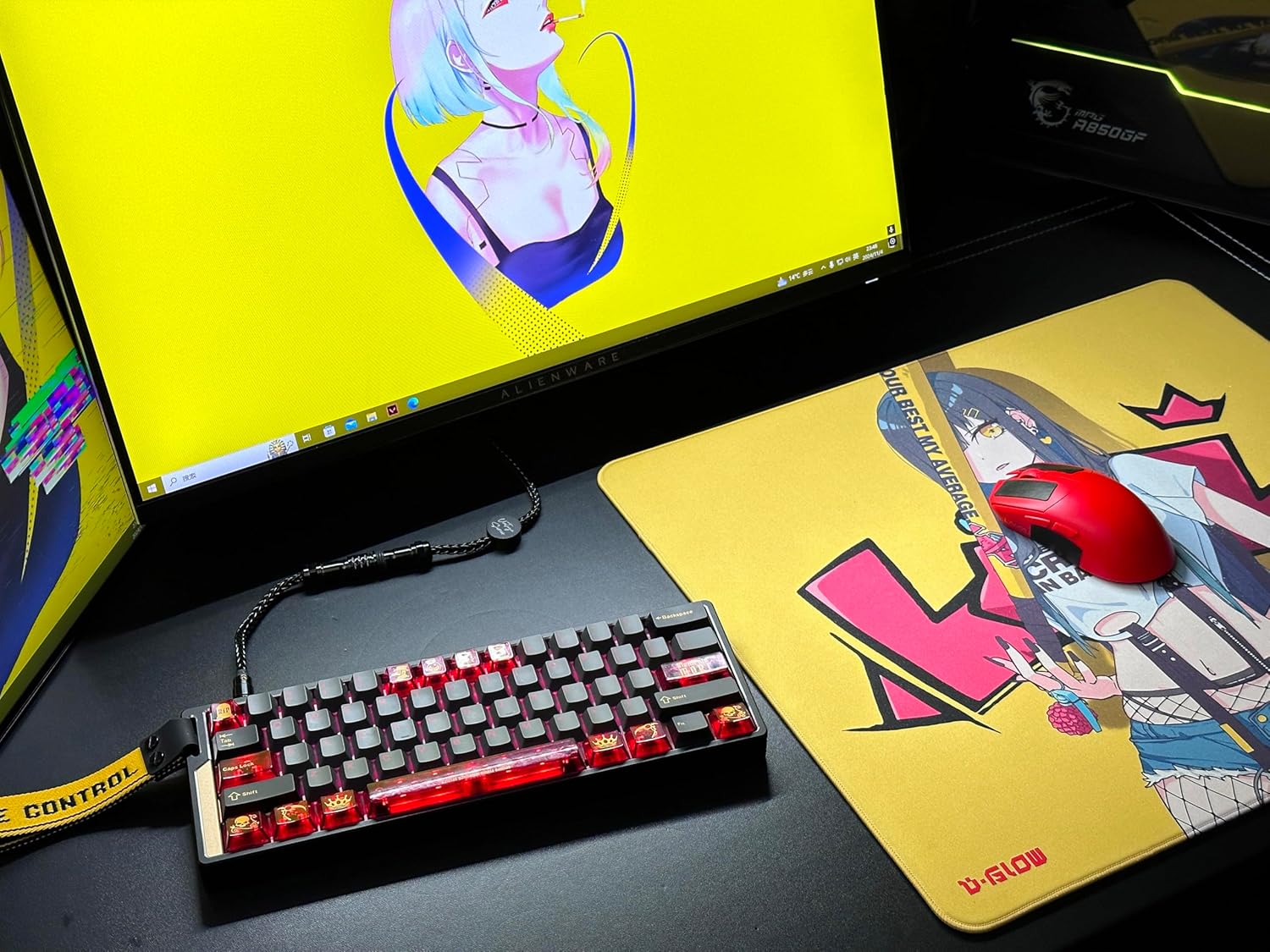 D-Glow Liz Cloth Gaming Mouse Pad with 2.5mm Precision-Stitched Edges, XL Size 490 x 420 * 4mm&Non-Slip Poron Base Mousepad for Gaming and Office - Image 4