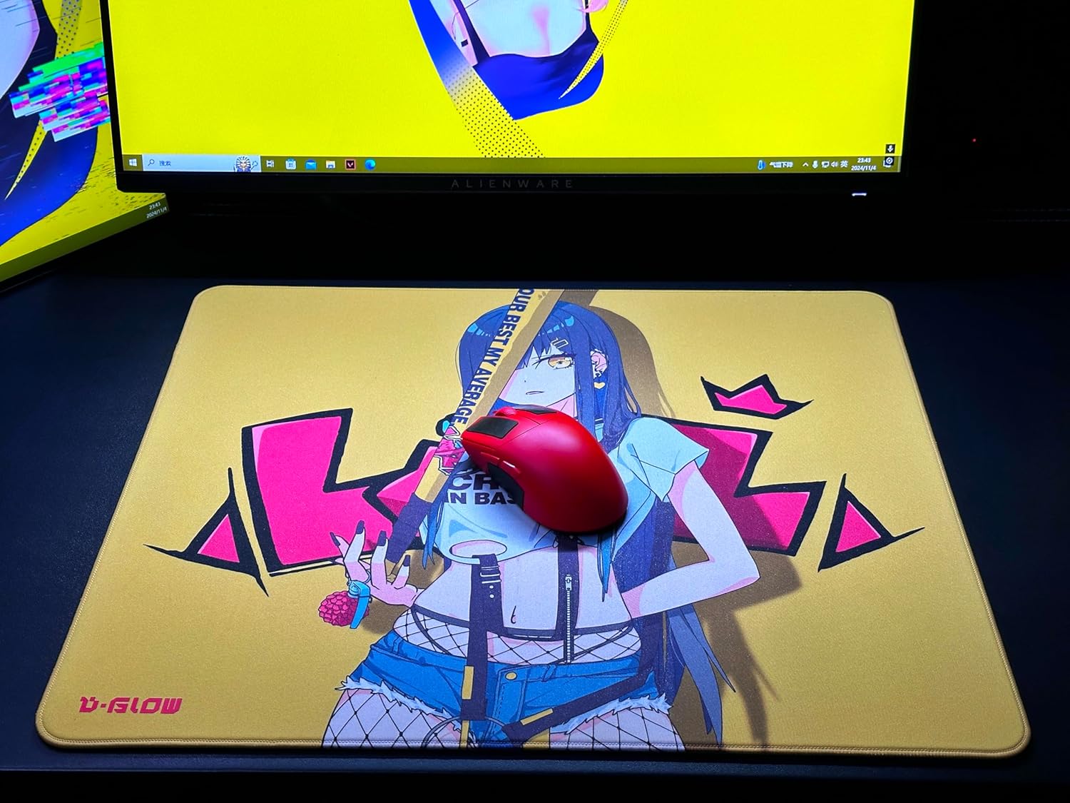 D-Glow Liz Cloth Gaming Mouse Pad with 2.5mm Precision-Stitched Edges, XL Size 490 x 420 * 4mm&Non-Slip Poron Base Mousepad for Gaming and Office - Image 5