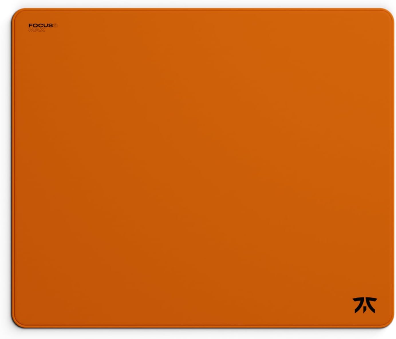 Fnatic MAX FOCUS3 L Pro Gaming Mouse Pad, Sunrise Orange Smooth Cloth Control Surface, Water Resistant Coating, with Non-Slip PORON Foam Base & Micro-Knit Stitched Edges (Size 18.9" x 15.85" x 0.24")