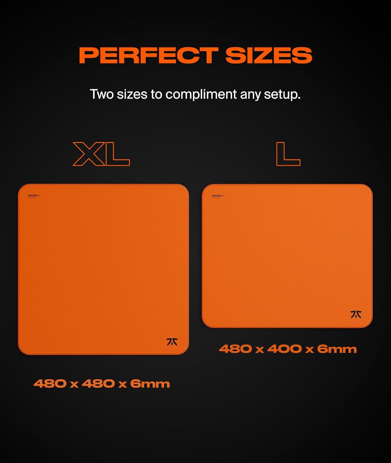 Fnatic MAX FOCUS3 L Pro Gaming Mouse Pad, Sunrise Orange Smooth Cloth Control Surface, Water Resistant Coating, with Non-Slip PORON Foam Base & Micro-Knit Stitched Edges (Size 18.9" x 15.85" x 0.24") - Image 8