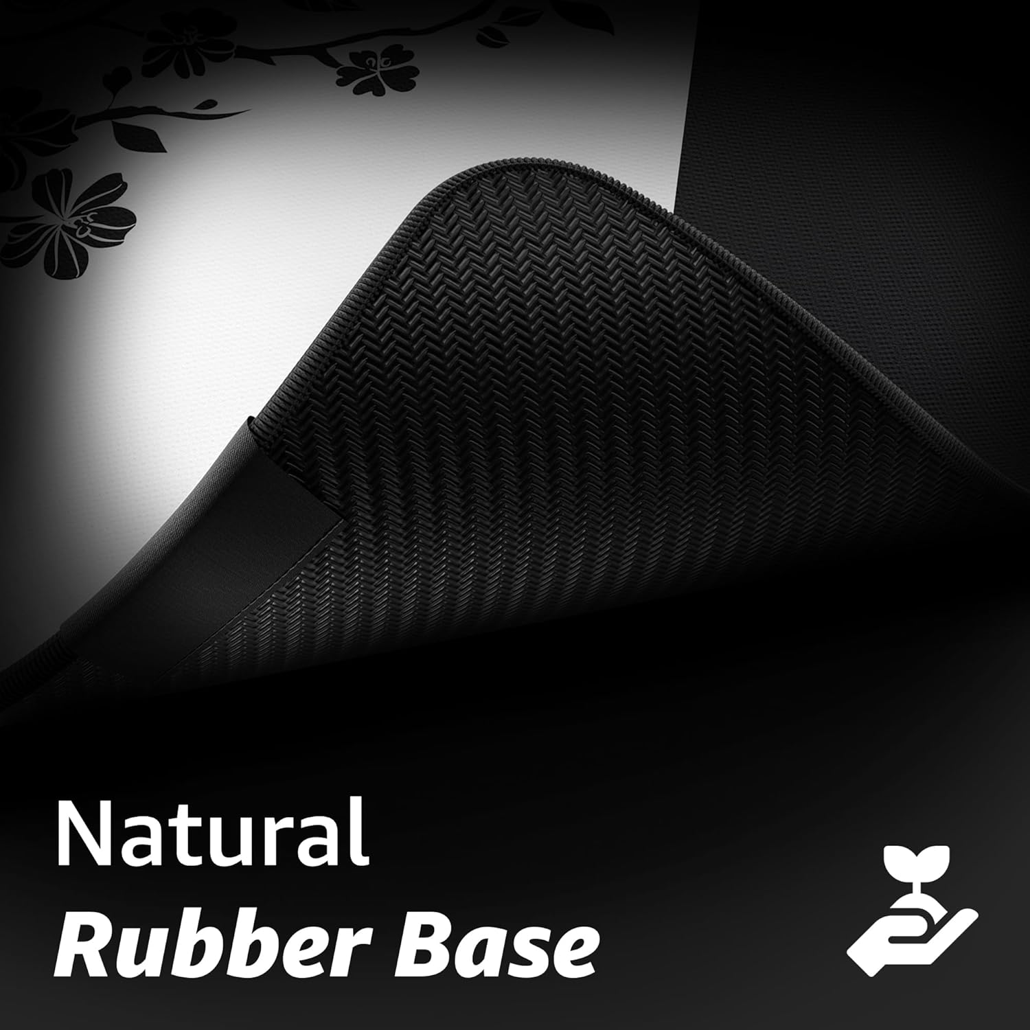 Hystar® Extended Gaming Mouse Pad | XXXL 45" x 20" | 5mm Thick, Waterproof Surface, Smooth Polyester Fabric, and Natural Rubber Base | Yin Yang - Image 5