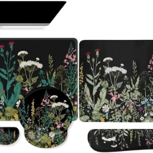 iCasso Extended Gaming Mouse Pad, Desk Mat, XXL Large Stable Rubber Base Mousepad with Stitched Edges, Keyboard Mouse Mat Desk Pad for Work, Game, Office, Home…