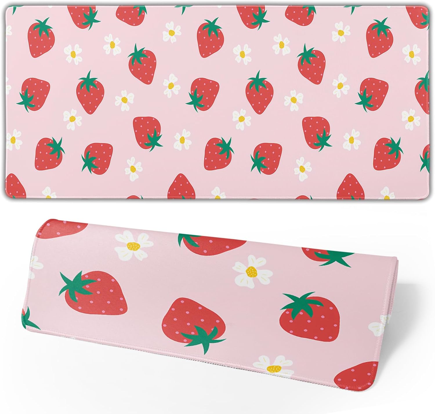 Japanese Gaming Mouse Pad Black Mouse Pad Kanagawa Large Mousepad Non-Slip Rubber Base Waterproof with Stitched Edges for Gaming Office Home, 31.5x11.8 Inch (Black Wave) - Image 22