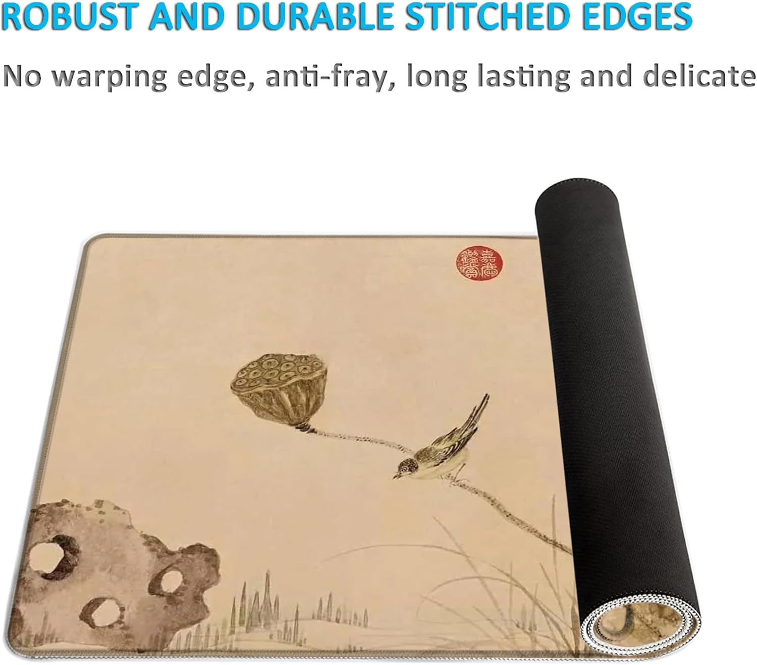 LL-COEUR Extended Non-Slip Mousepad Large Gaming Mouse Mat Long Table Desk Pad 1000 x 500 x 3 mm (Multi) - Image 4