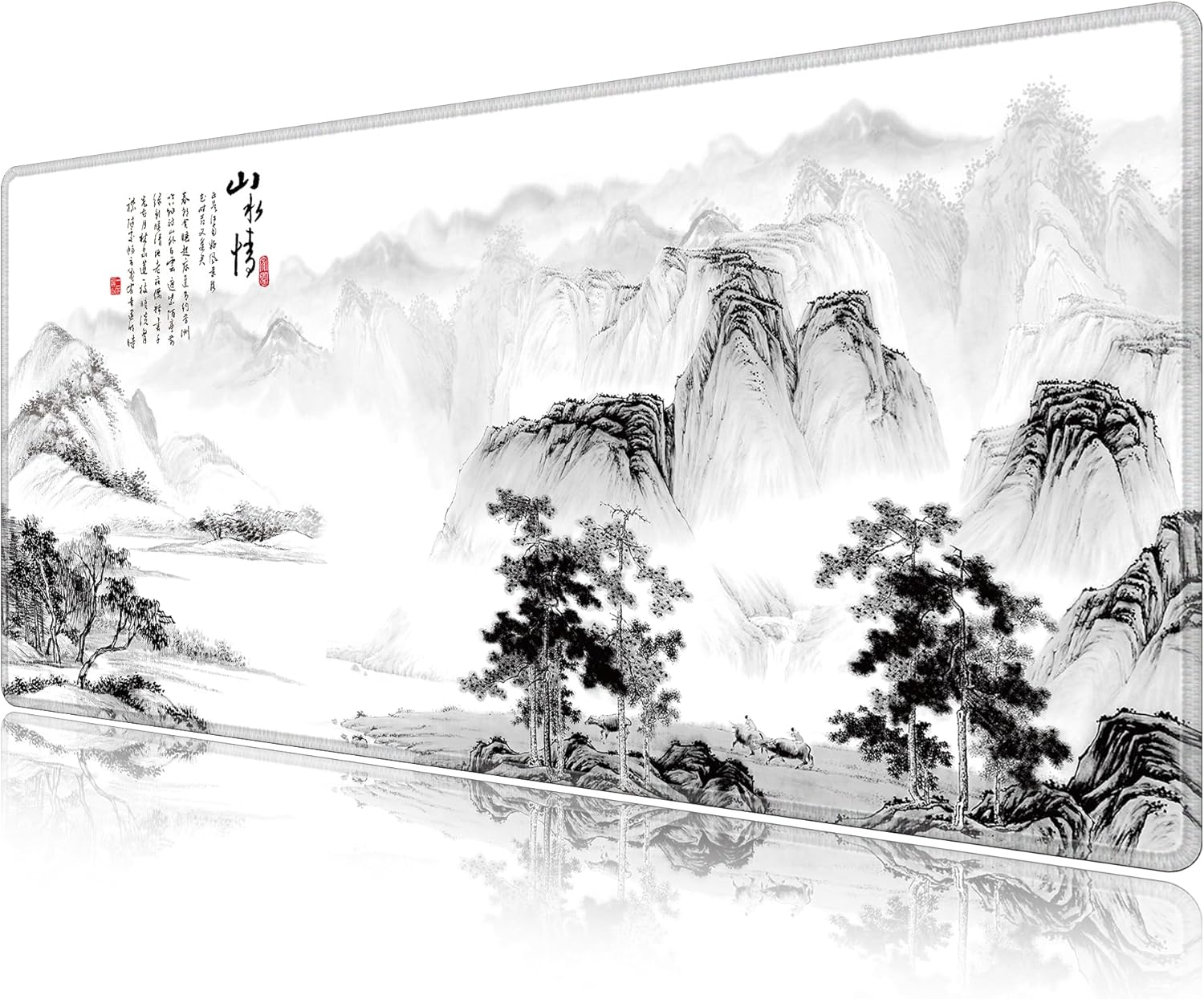 LL-COEUR Extended Non-Slip Mousepad Large Gaming Mouse Mat Long Table Desk Pad 1000 x 500 x 3 mm (Multi) - Image 9