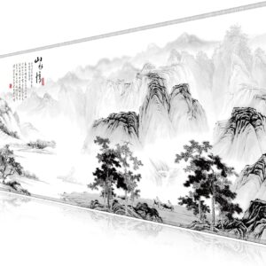 LL-COEUR Extended Non-Slip Mousepad Large Gaming Mouse Mat Long Table Desk Pad 1200 x 600 x 3 mm (Landscape)