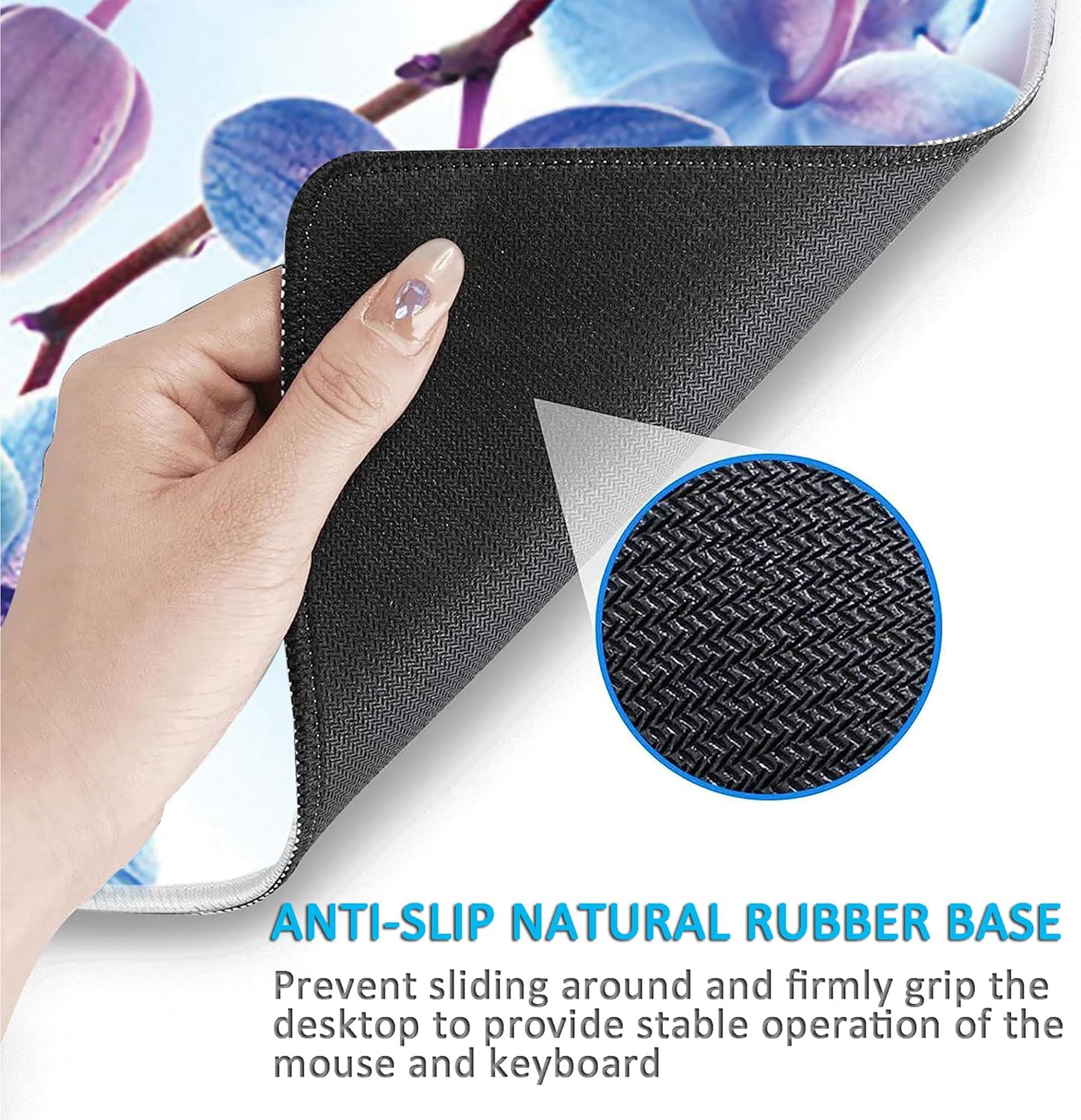 LL-COEUR Extended Office Mouse Mat Gaming Play Mat Computer Laptop Desk Pad 900x400x3mm (Colour 4) - Image 6