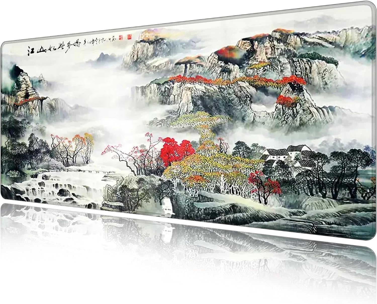 LL-COEUR XXL Computer Laptop Mouse Pad Gaming Play Mat Landscape Office Desk Mat (Colour 6, 1000 x 500 x 3 mm) - Image 11