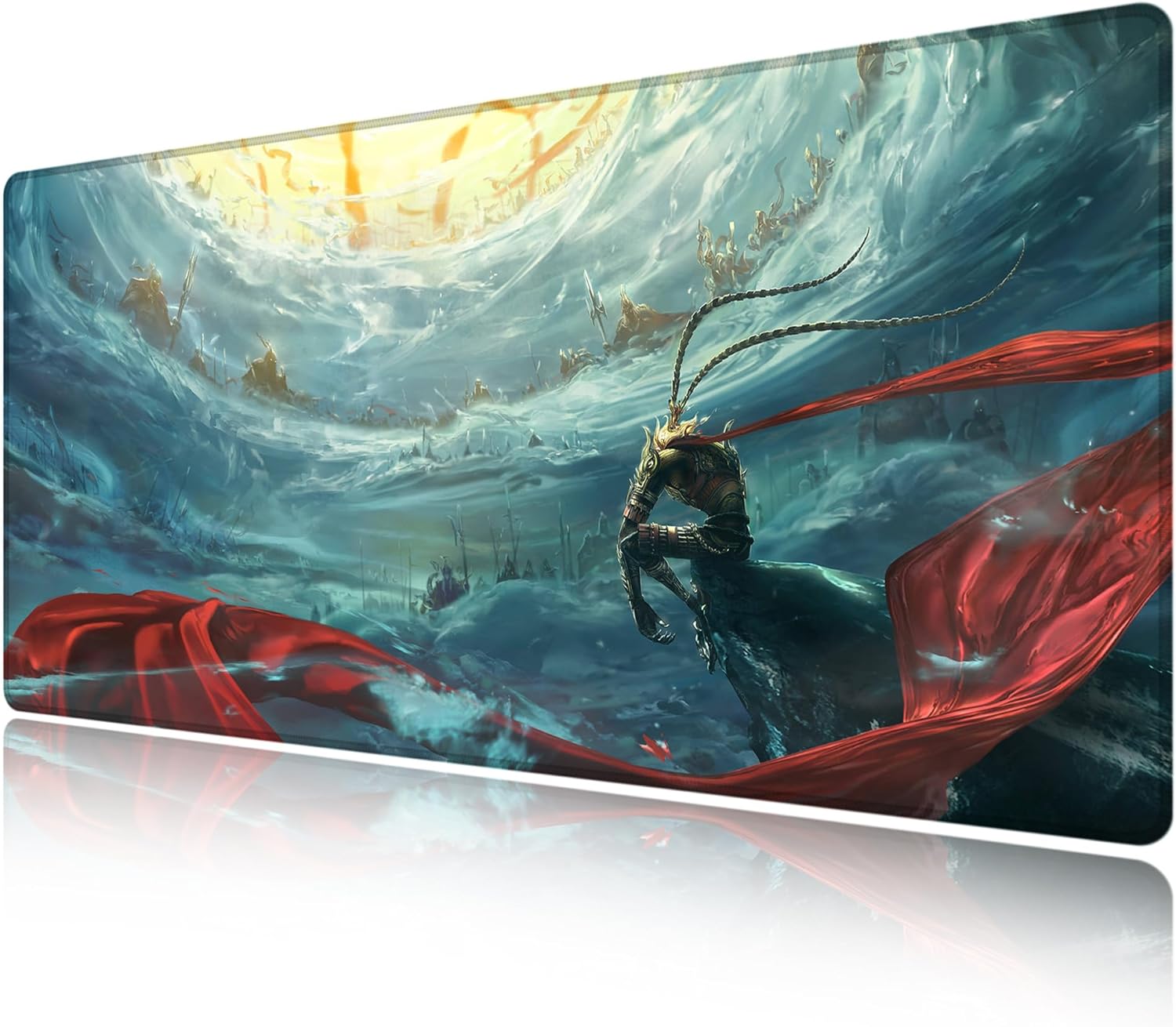 LL-COEUR XXL Gaming Mouse Pad Computer Keyboard Mat Office Desk Mat 120 x 60 cm (Colour 3, 1200 x 600 x 3 mm) - Image 8