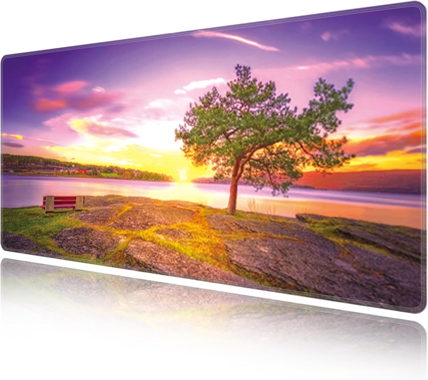 LL-COEUR XXL Landscape Mouse Pad Computer Keyboard Mat Office Desk Pad 2mm (Colour 3, 1200 x 600 x 3 mm) - Image 28