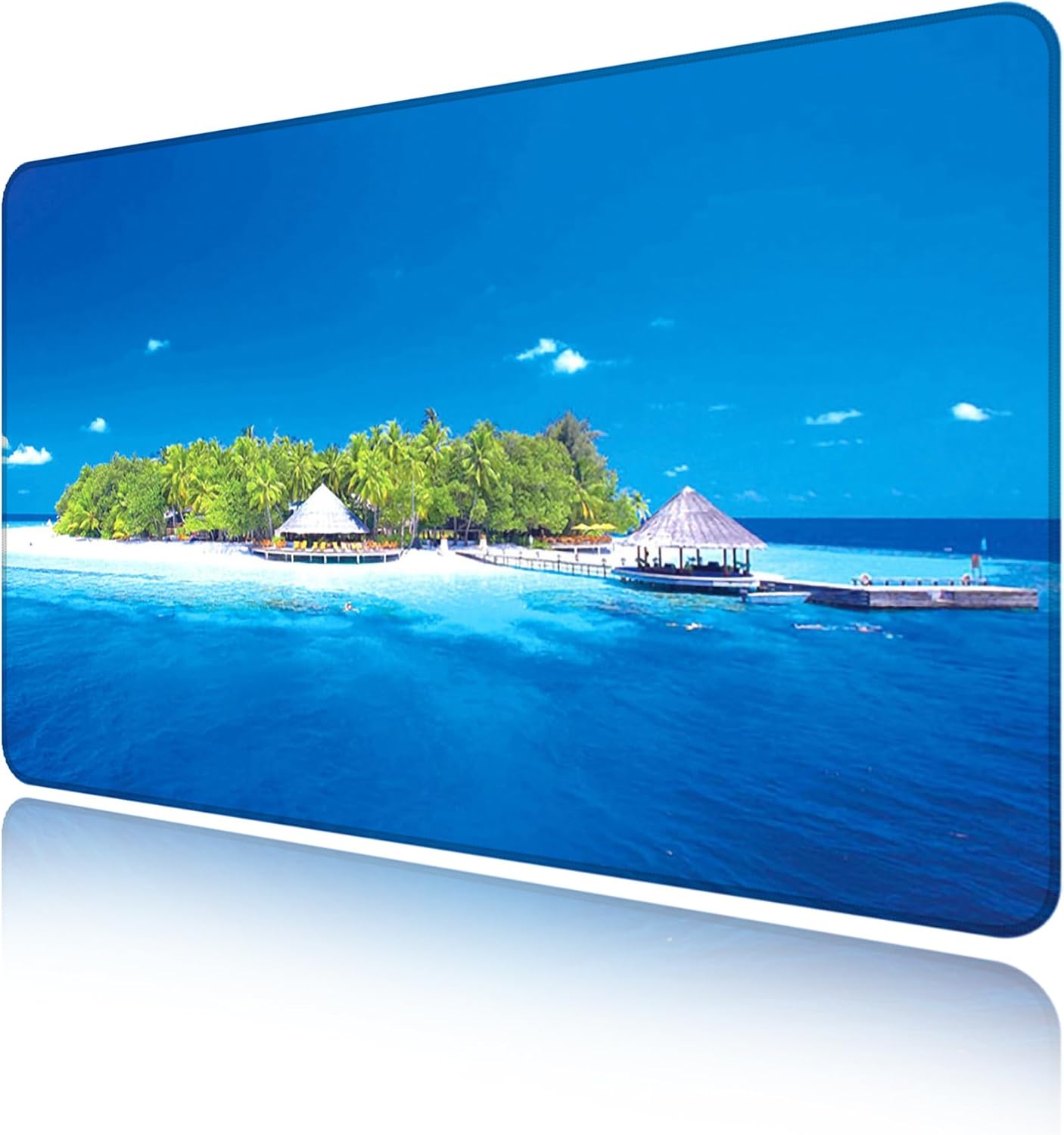 LL-COEUR XXL Landscape Mouse Pad Gaming Keyboard Mat Laptop Office Desk Mat (Blue, 1200 x 600 x 2 mm) - Image 14