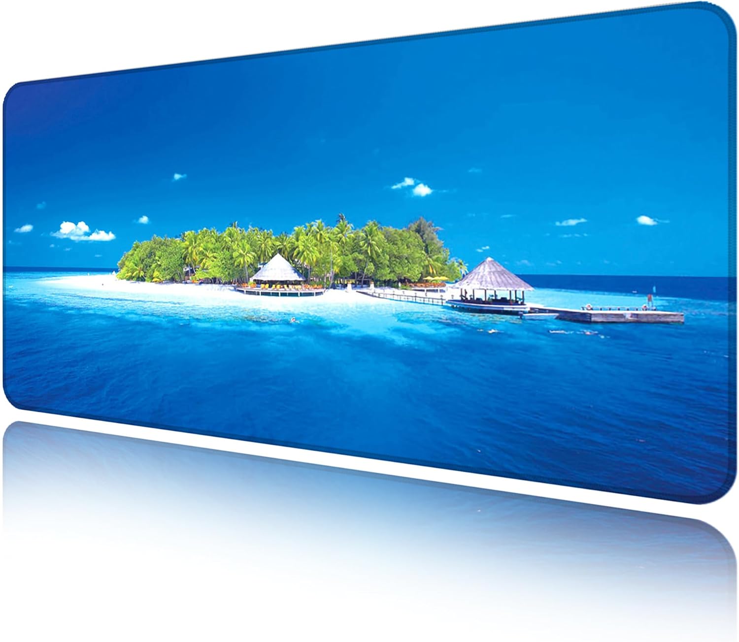 LL-COEUR XXL Landscape Mouse Pad Gaming Keyboard Mat Laptop Office Desk Mat (Blue, 1200 x 600 x 2 mm) - Image 13