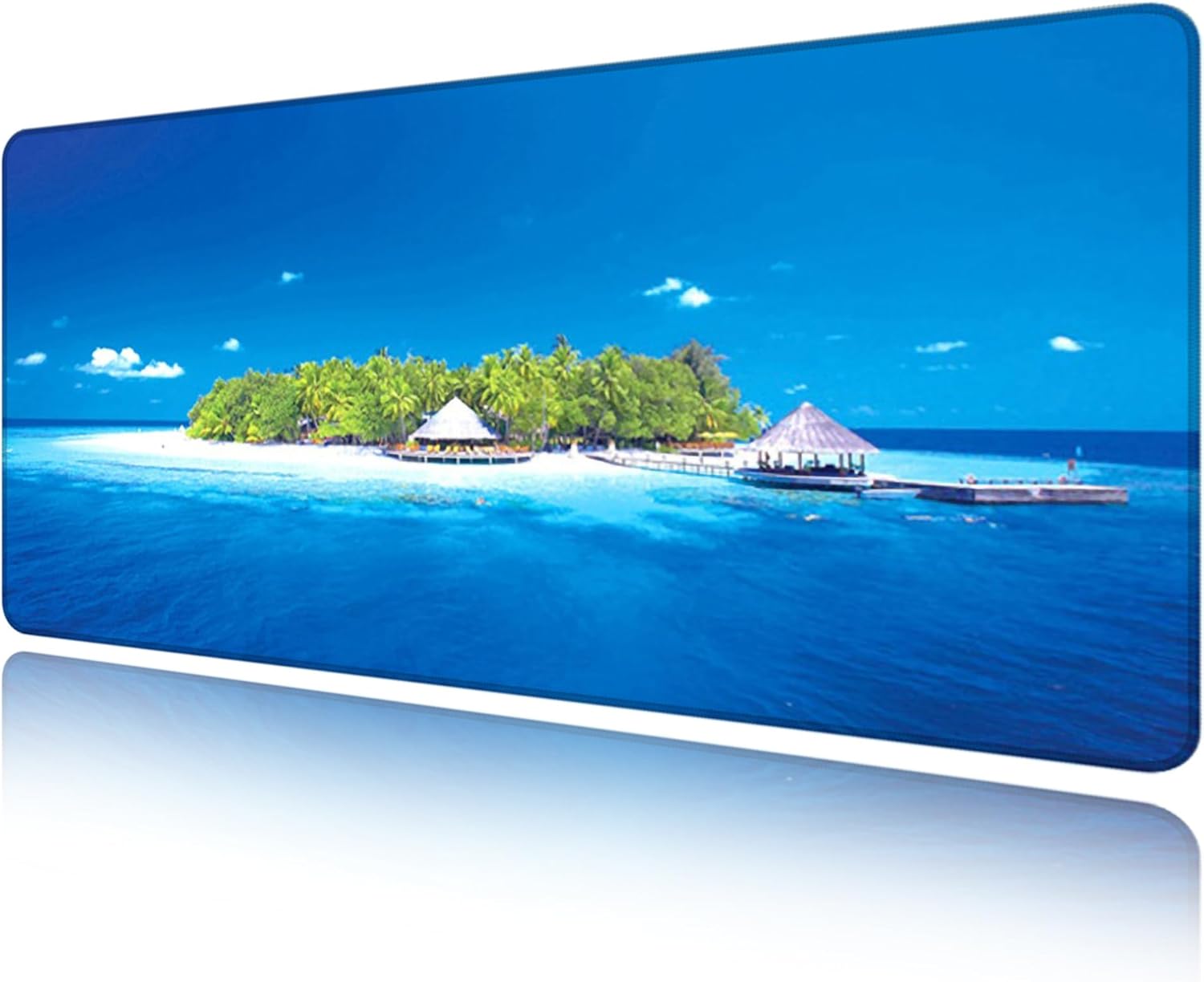 LL-COEUR XXL Landscape Mouse Pad Gaming Keyboard Mat Laptop Office Desk Mat (Blue, 1200 x 600 x 2 mm)