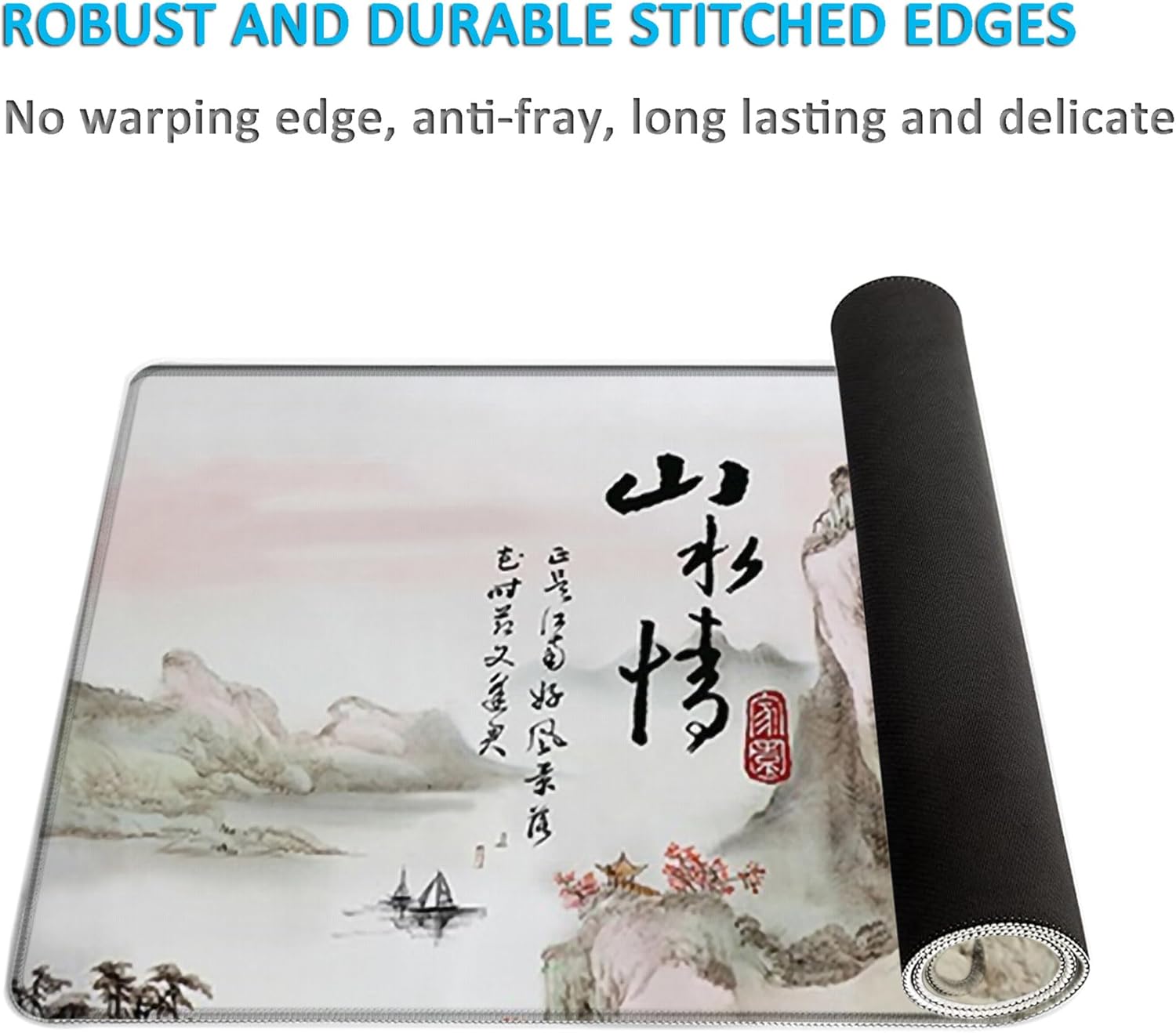 LL-COEUR XXL Laptop Mouse Pad Gaming Play Mat Landscape Table Desk Mat (Colour 1, 1200 x 600 x 3 mm) - Image 4