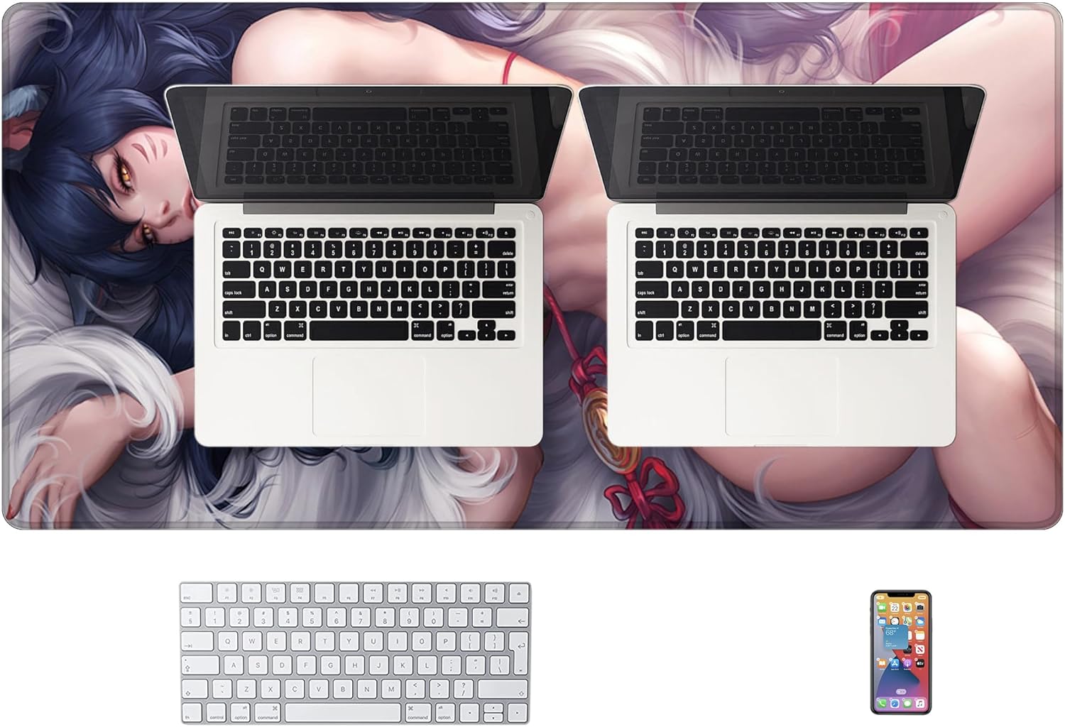 LL-COEUR XXL Mouse Pad Gaming Play Mat Computer Laptop Office Table Mat 1000x500x3mm (Colour 1)