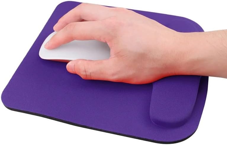 LLLSSS Mouse Pad with Wrist Rest Simple Computer Pad Non-Slip Wrist Support Wrist Mouse Pad Rest Pad - Image 5