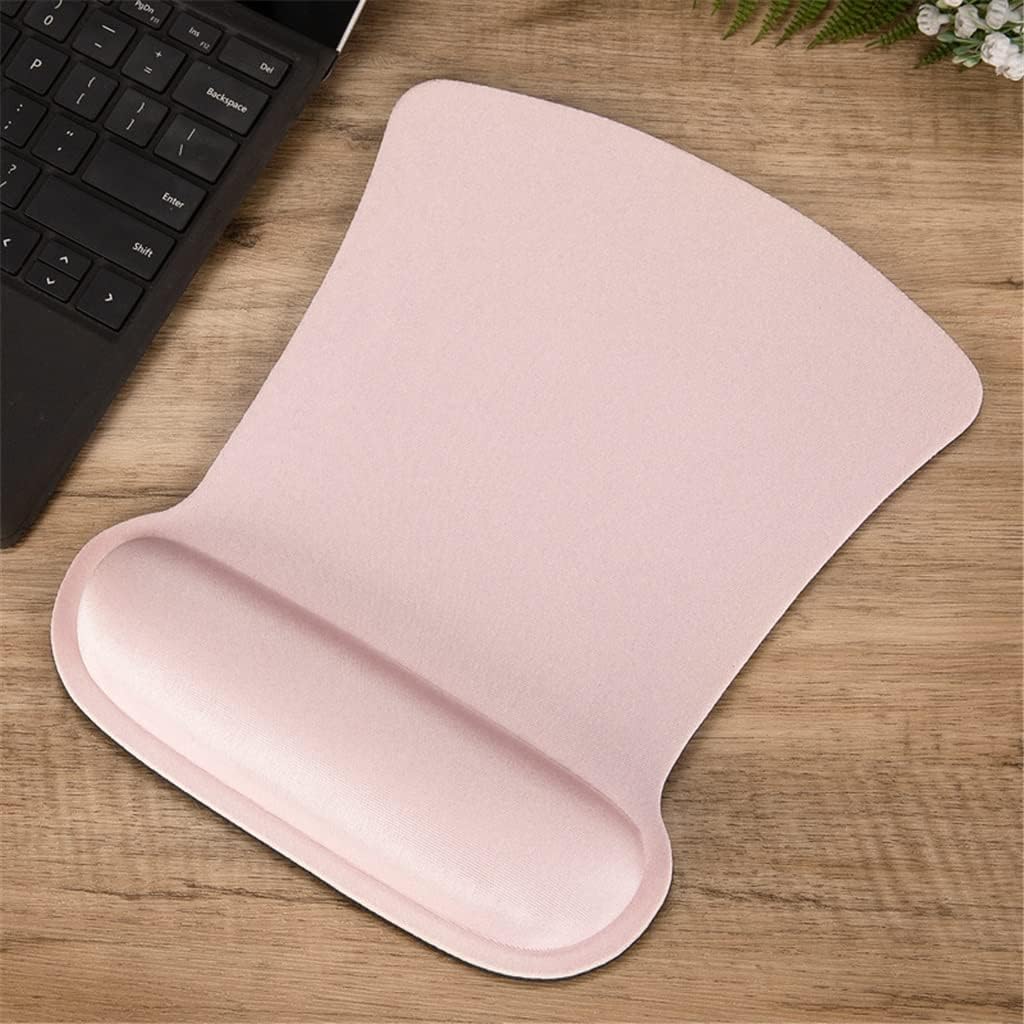 LLLSSS Rectangle Mouse Pad with Wrist Rest for Laptop Mat Wrist Support Wristband Mouse Mat Pad for Laptop Computer(A) - Image 9