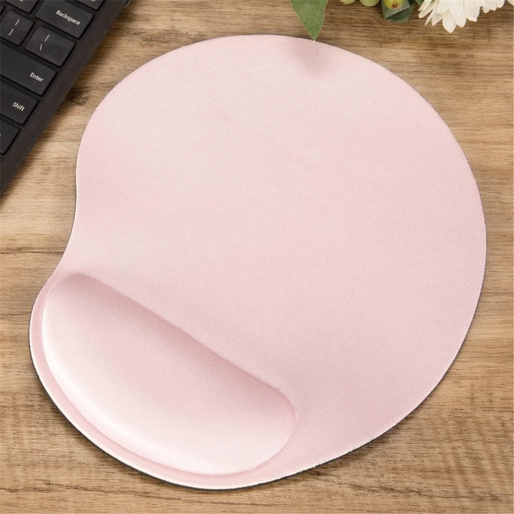 LLLSSS Solid Color Large Curved Mouse Pad Wrist Rest Mousepad Gaming Office Mat for Desktop Laptop for Gaming PC(Black) - Image 9