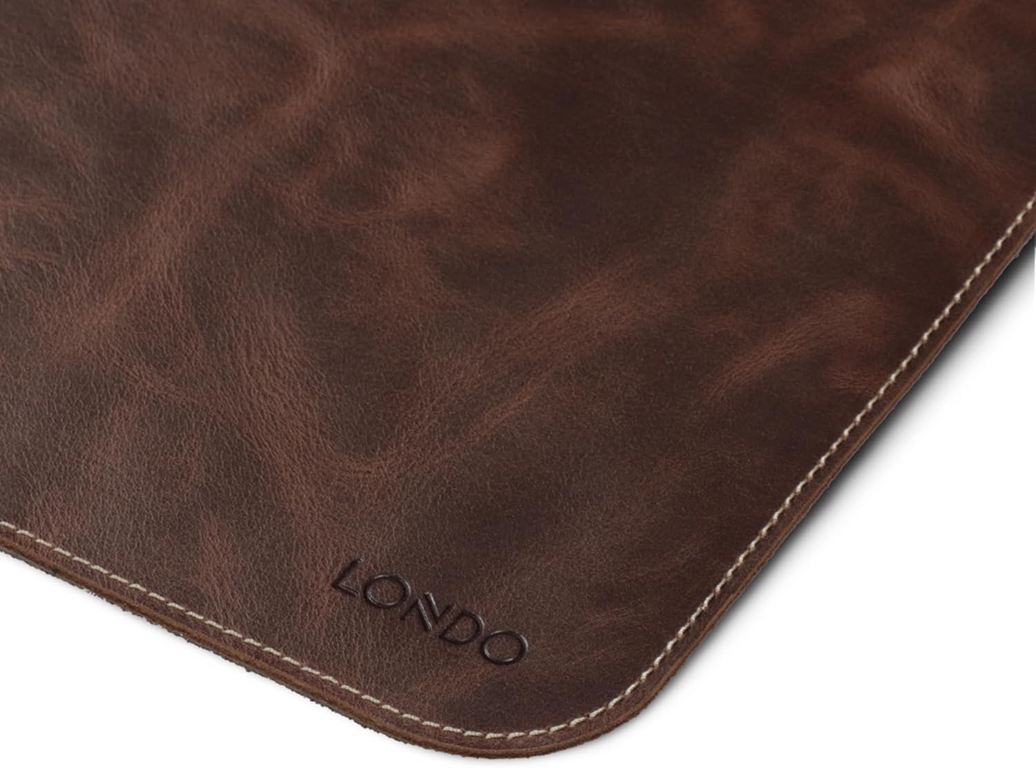 Londo Top Grain Leather Extended Mouse Pad \u2013 Large Desk Mat for Office & Gaming, Smooth Writing Surface, Non-Slip Base, Durable & Stylish Workspace Accessory - Image 6
