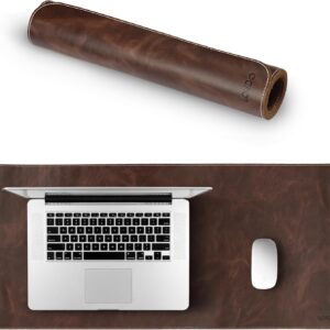 Londo Top Grain Leather Extended Mouse Pad \u2013 Large Desk Mat for Office & Gaming, Smooth Writing Surface, Non-Slip Base, Durable & Stylish Workspace Accessory