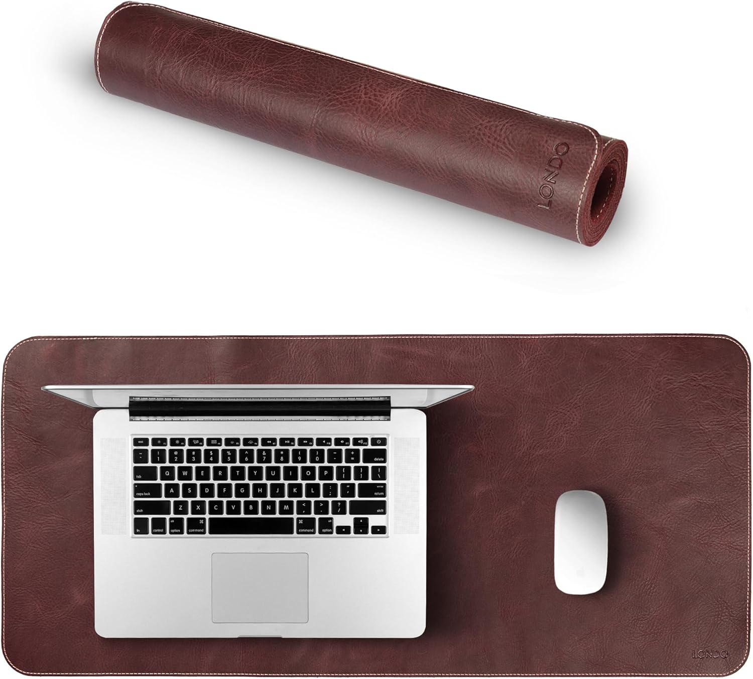 Londo Top Grain Leather Extended Mouse Pad \u2013 Large Desk Mat for Office & Gaming, Smooth Writing Surface, Non-Slip Base, Durable & Stylish Workspace Accessory - Image 10