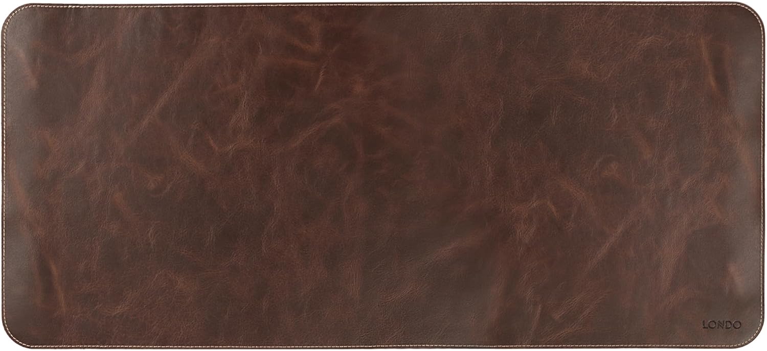 Londo Top Grain Leather Extended Mouse Pad \u2013 Large Desk Mat for Office & Gaming, Smooth Writing Surface, Non-Slip Base, Durable & Stylish Workspace Accessory - Image 7