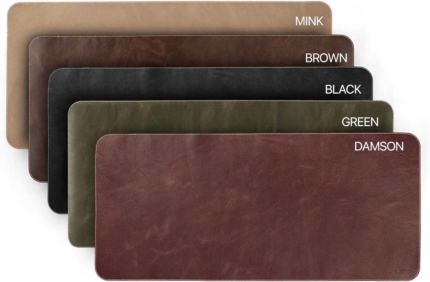 Londo Top Grain Leather Extended Mouse Pad \u2013 Large Desk Mat for Office & Gaming, Smooth Writing Surface, Non-Slip Base, Durable & Stylish Workspace Accessory - Image 4