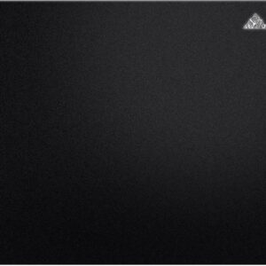 Lovicool Glass Gaming Mouse Pad,Ultra-Smooth Surface, Noise-Reducing Design,Impact & Scratch Resistant,9H Tempered Glass Gaming Mouse Mat,15.7 x 17.7 inches-Black