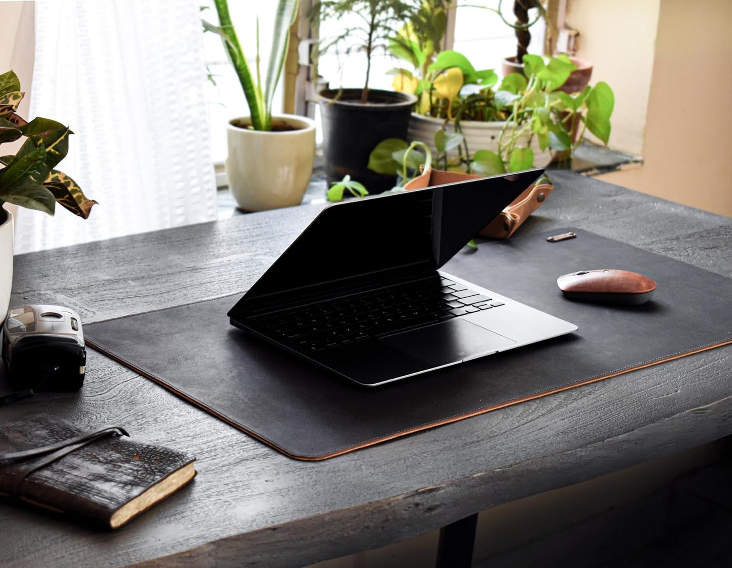 MAKEinCRAFT Custom Leather Mouse pad Personalised Mouse pad - Durable Leather -Leather Mouse Pad - Tech Accessories\u2026 (15x30 Inch, Dark Brown) - Image 5