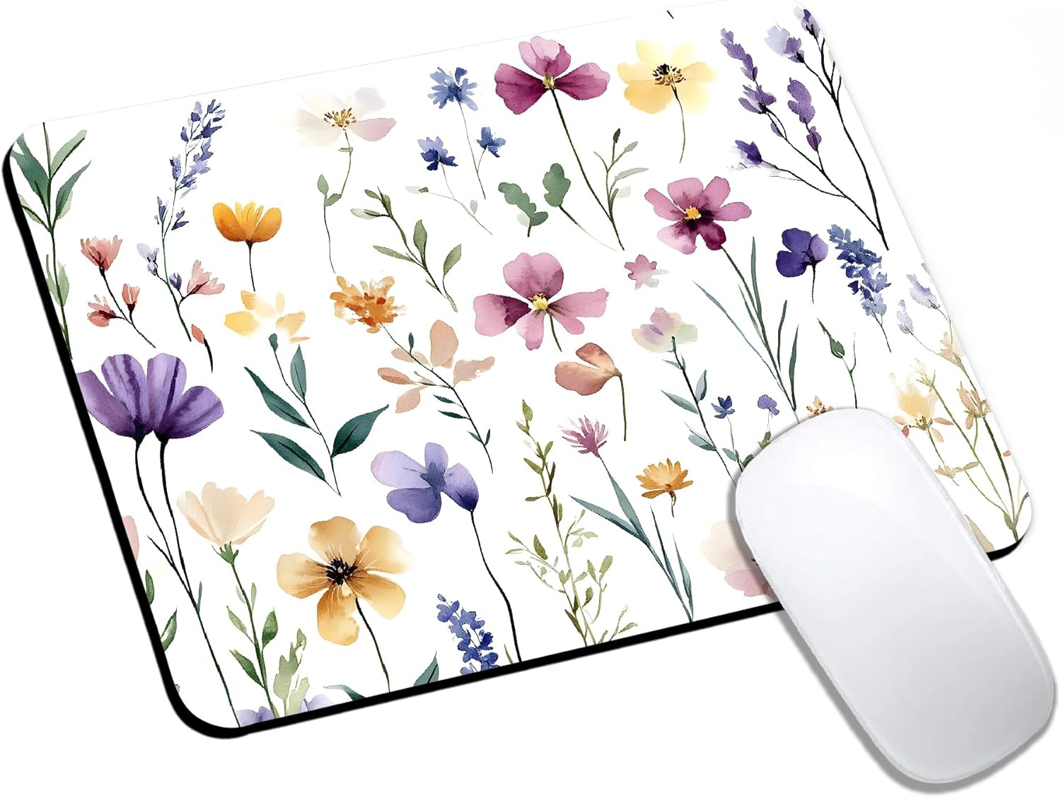 Mouse Pad, Cute Abstract Mountain Forest Mouse Pads for Desk, 9.5" x 7.9" Non-Slip Rubber Base Computer Mousepad with Women, Portable Square Design for Wireless Mouse and Pad Laptop Office & Travel - Image 22