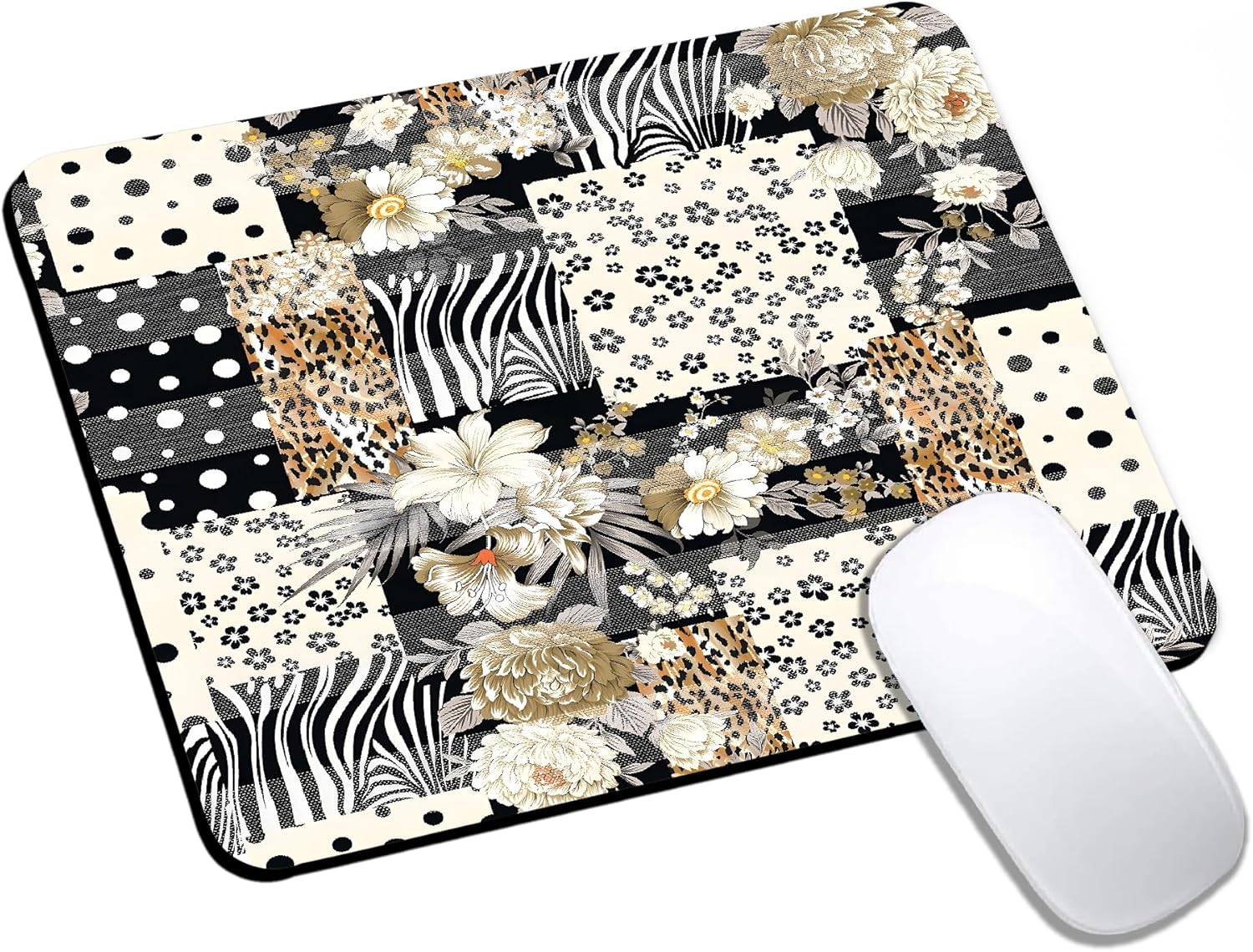 Mouse Pad, Cute Abstract Mountain Forest Mouse Pads for Desk, 9.5" x 7.9" Non-Slip Rubber Base Computer Mousepad with Women, Portable Square Design for Wireless Mouse and Pad Laptop Office & Travel - Image 20