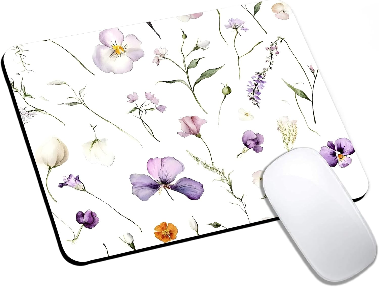 Mouse Pad, Cute Abstract Mountain Forest Mouse Pads for Desk, 9.5" x 7.9" Non-Slip Rubber Base Computer Mousepad with Women, Portable Square Design for Wireless Mouse and Pad Laptop Office & Travel - Image 31