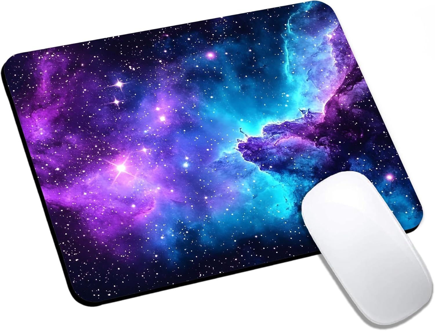 Mouse Pad, Cute Abstract Mountain Forest Mouse Pads for Desk, 9.5" x 7.9" Non-Slip Rubber Base Computer Mousepad with Women, Portable Square Design for Wireless Mouse and Pad Laptop Office & Travel - Image 10