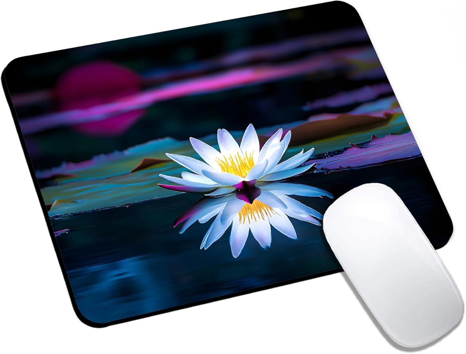 Mouse Pad, Cute Abstract Mountain Forest Mouse Pads for Desk, 9.5" x 7.9" Non-Slip Rubber Base Computer Mousepad with Women, Portable Square Design for Wireless Mouse and Pad Laptop Office & Travel - Image 29