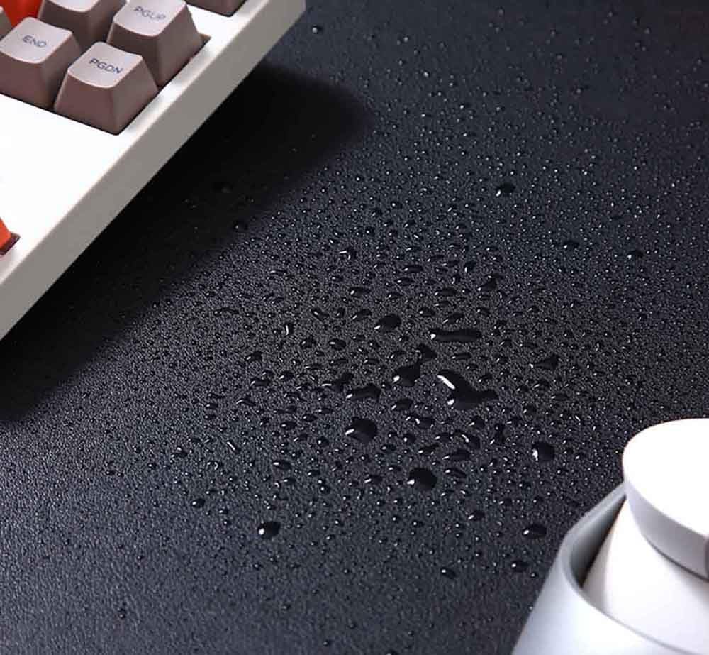 Mouse Pad Desk Mat Nonslip Rubber Base Waterproof Desk Blotter PU Leather Computer Mouse Pad (Pink Pro,40x60 cm) - Image 2