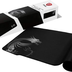 MSI Agility GD70 - XXL Extended Gaming Mouse Pad, Silk Gaming Fabric Surface, Soft Seamed Edges, Anti-Slip Base - 900 x 400 x 3 mm